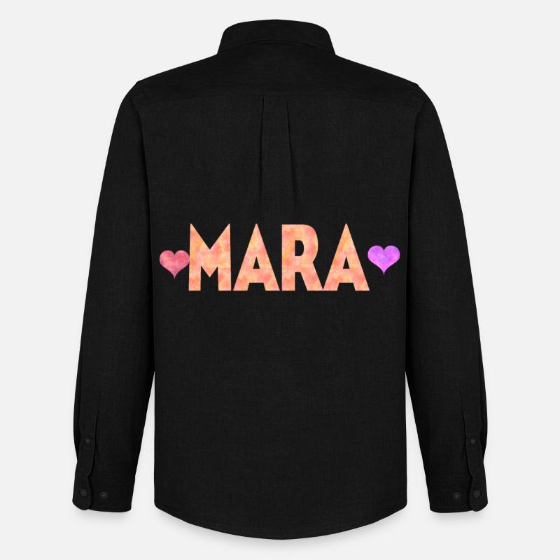 Mara - Männer Oxford Hemd von Stanley/Stella - Schwarz
