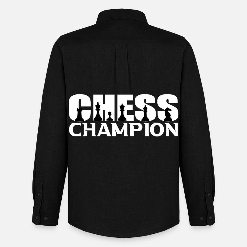 Chess  - Männer Oxford Hemd von Stanley/Stella - Schwarz