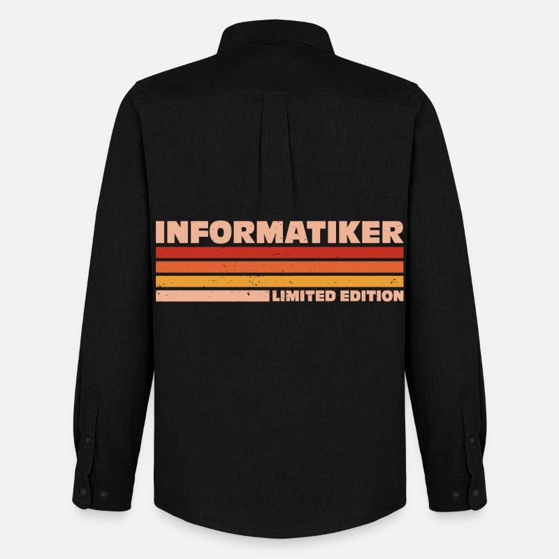 Computer Scientist Computer Science - Men's Oxford Shirt by Stanley/Stella - black