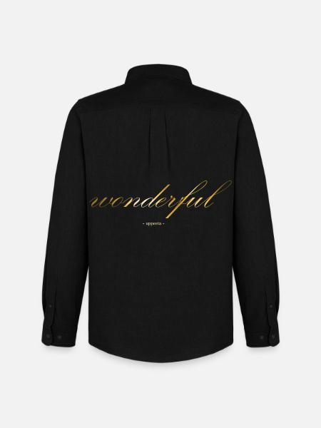 Wonderful - Men's Oxford Shirt by Stanley/Stella - black