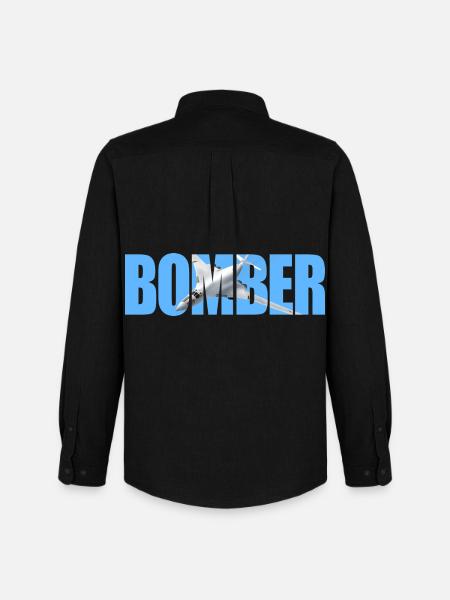 Bomber Tu-160 - Men's Oxford Shirt by Stanley/Stella - black
