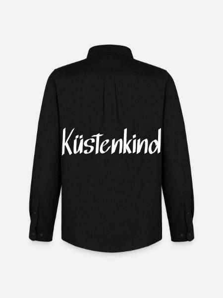 Küstenkind - Männer Oxford Hemd von Stanley/Stella - Schwarz
