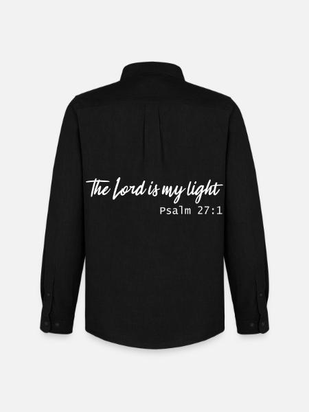 the lord is my light - Men's Oxford Shirt by Stanley/Stella - black