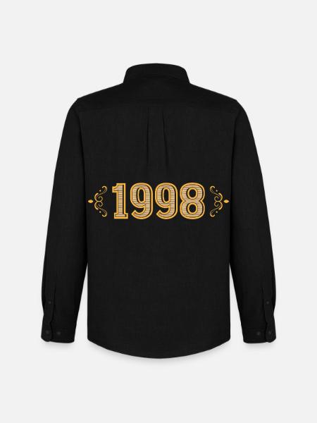 Legend since 1998 retro 1998 - Men's Oxford Shirt by Stanley/Stella - black