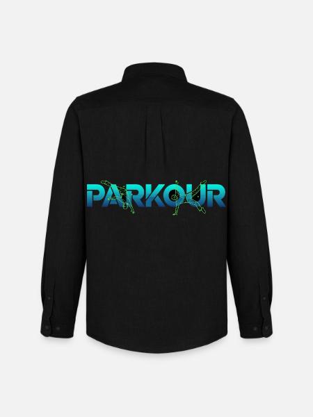 Parkour Freerunning Sport - Men's Oxford Shirt by Stanley/Stella - black