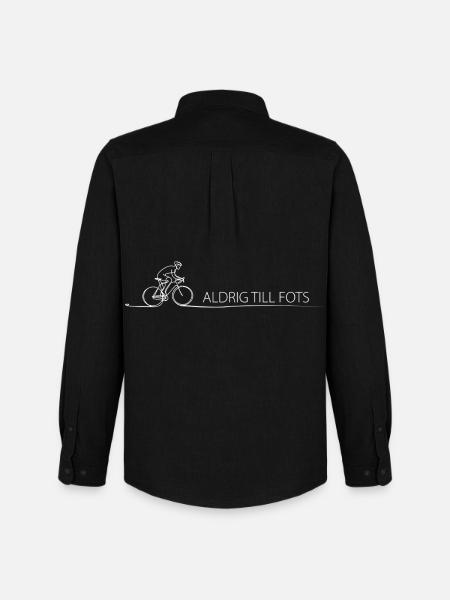 Radfahrer Spruch Geschenkidee Fahrrad - Männer Oxford Hemd von Stanley/Stella - Schwarz