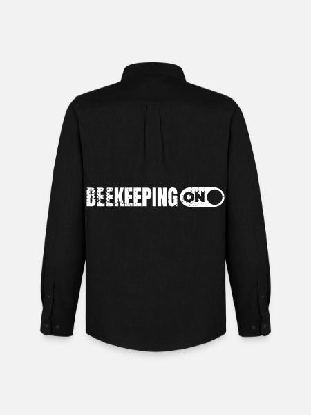 Being a beekeeper - Men's Oxford Shirt by Stanley/Stella - black