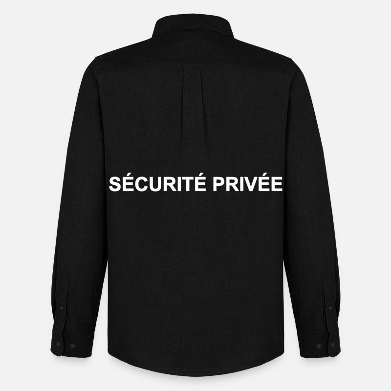 Private Security and Personalized Guarding - Men's Oxford Shirt by Stanley/Stella - black