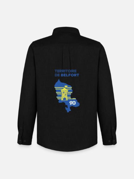 Territory of Belfort 90 - Men's Oxford Shirt by Stanley/Stella - black