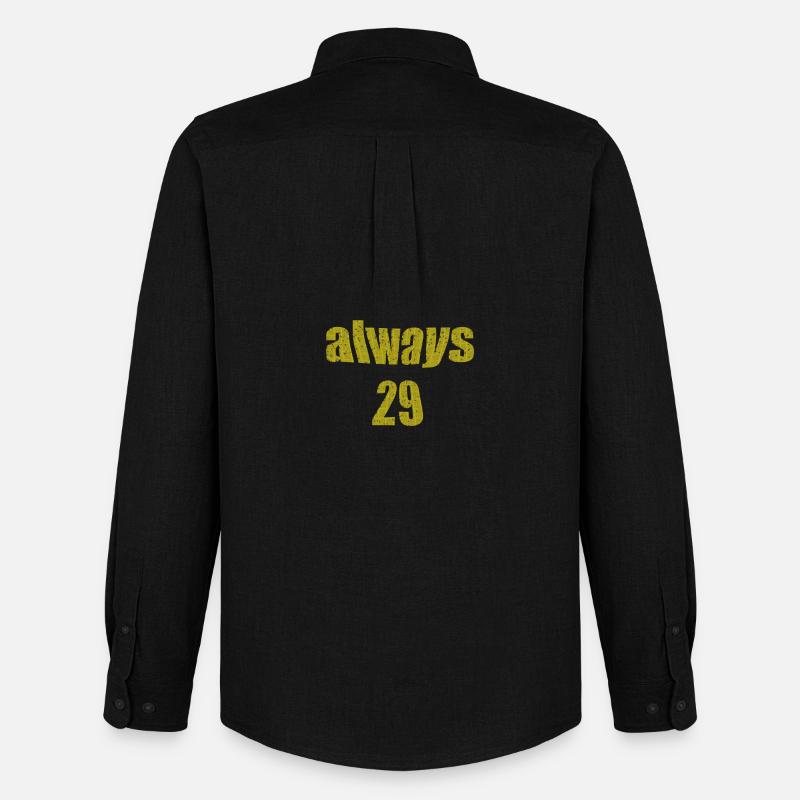 always 29 - Männer Oxford Hemd von Stanley/Stella - Schwarz