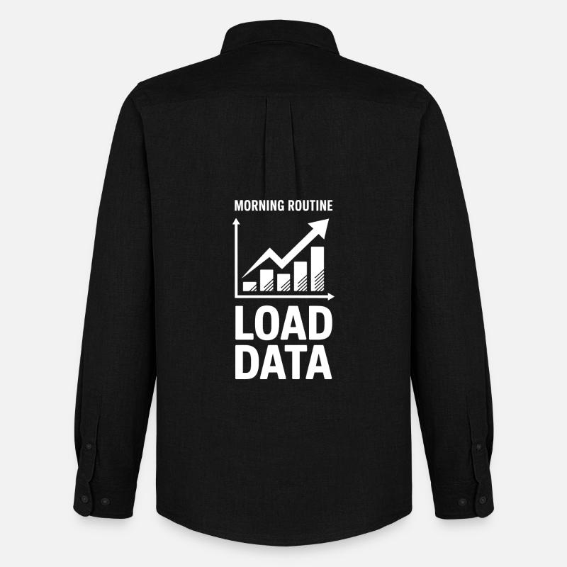 Datenanalyst Spruch Lustiges Datenanalyst Geschenk - Männer Oxford Hemd von Stanley/Stella - Schwarz