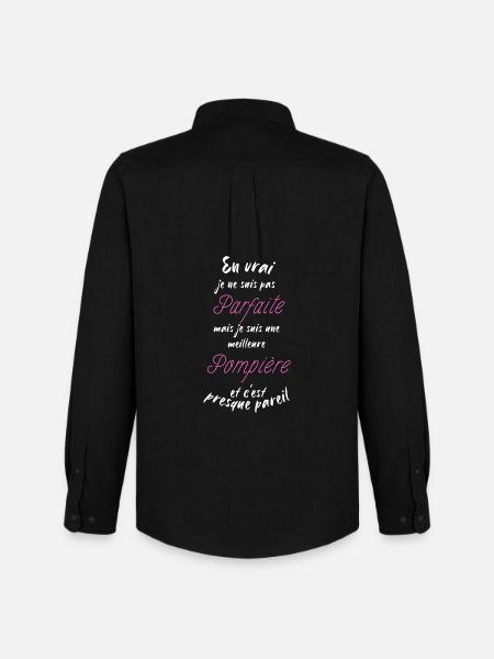 I'm the best Firefighter - Men's Oxford Shirt by Stanley/Stella - black