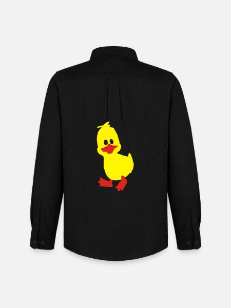 ente, entchen - Männer Oxford Hemd von Stanley/Stella - Schwarz