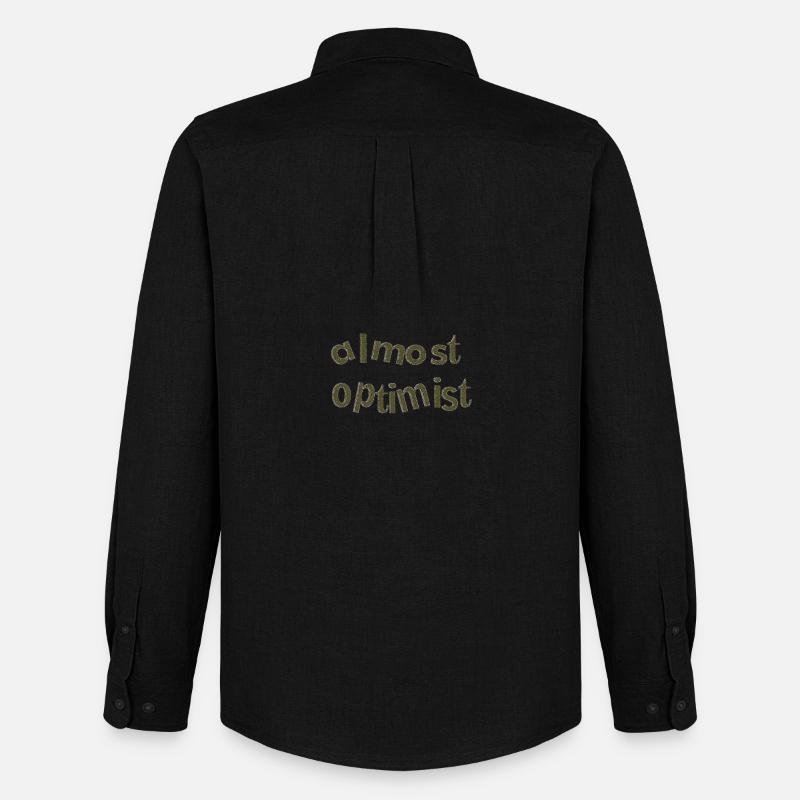 optimist 3 - Männer Oxford Hemd von Stanley/Stella - Schwarz