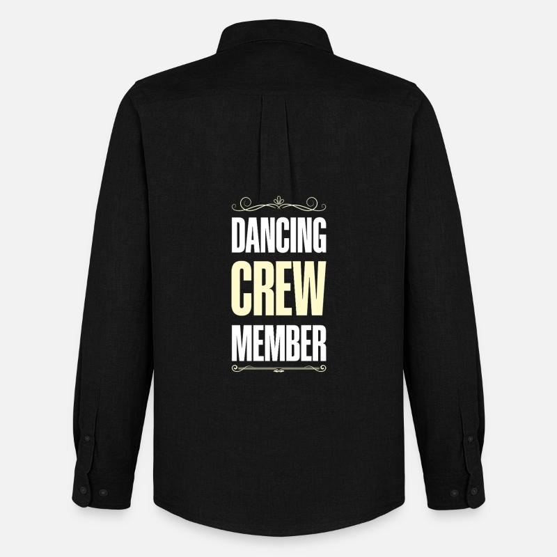 Dancing Crew - Männer Oxford Hemd von Stanley/Stella - Schwarz