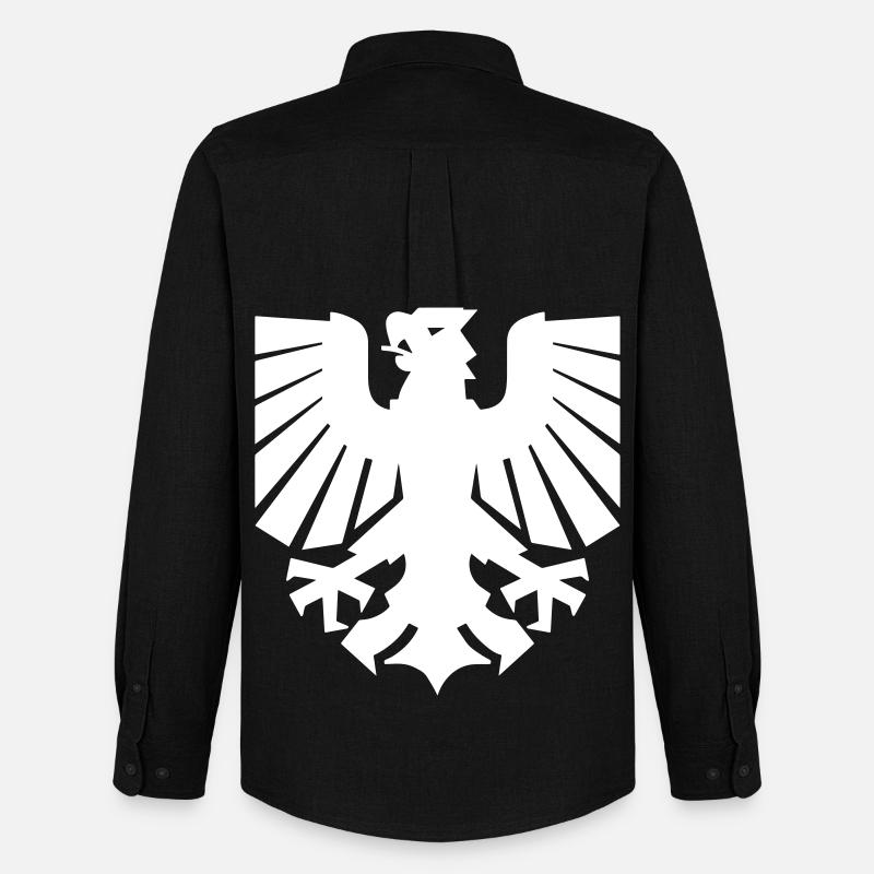 Dortmund - Dortmunder Adler - Männer Oxford Hemd von Stanley/Stella - Schwarz