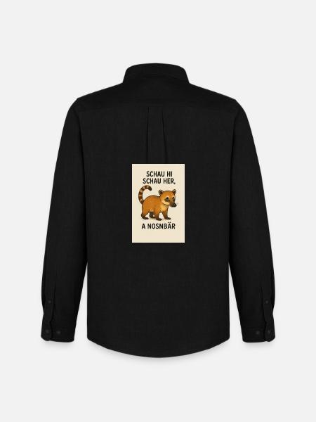 Nosnbär - Chemise Oxford homme Stanley/Stella - noir