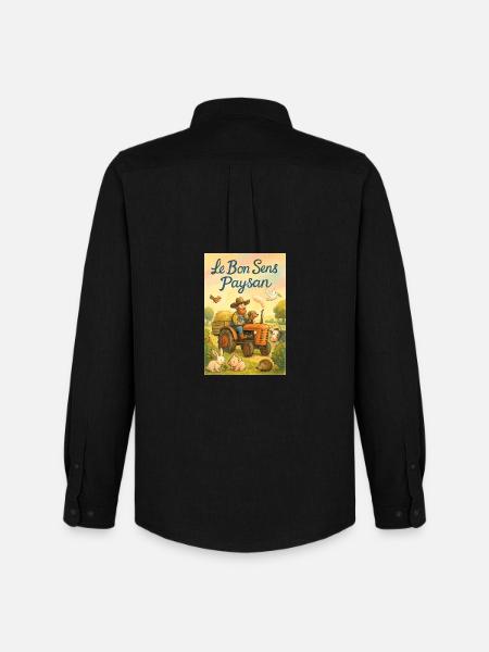 Peasant common sense - Men's Oxford Shirt by Stanley/Stella - black