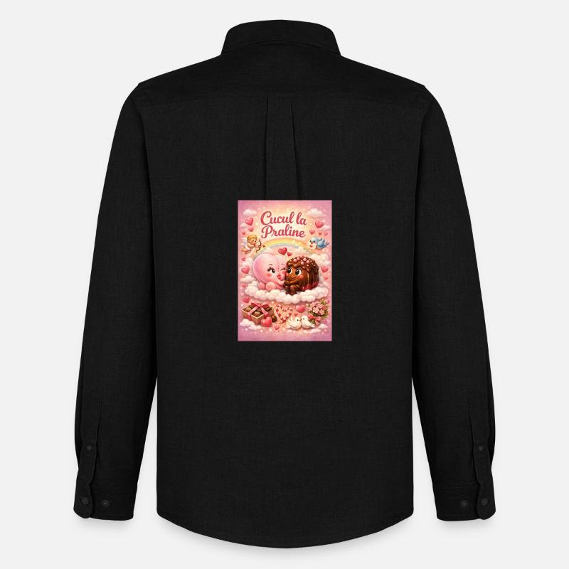 Cucul la praline - Männer Oxford Hemd von Stanley/Stella - Schwarz