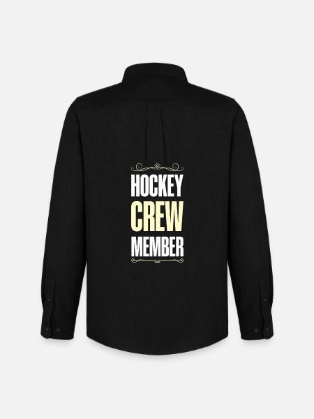 Hockey Crew - Men's Oxford Shirt by Stanley/Stella - black