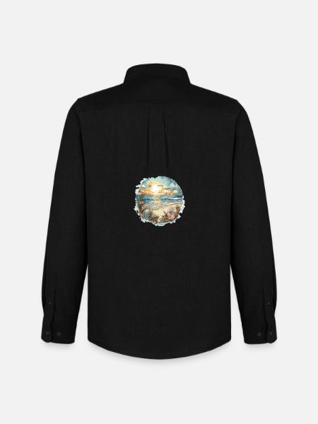 Beach Dream - Men's Oxford Shirt by Stanley/Stella - black