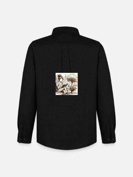 Village cosiness - Men's Oxford Shirt by Stanley/Stella - black