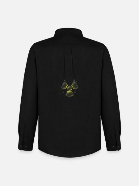 Radioactive - Men's Oxford Shirt by Stanley/Stella - black