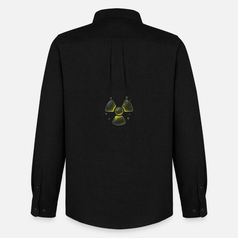 Radioactive - Männer Oxford Hemd von Stanley/Stella - Schwarz