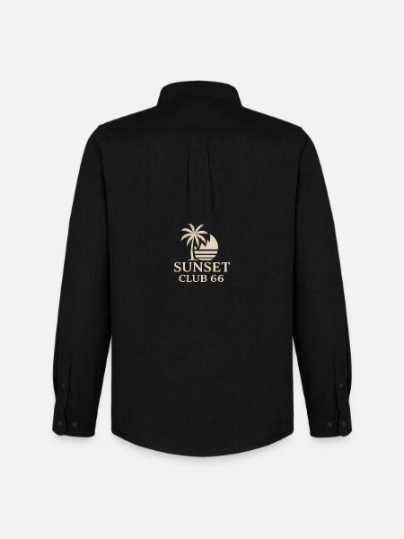 Sunset Club 66 - Exclusive Edition - Men's Oxford Shirt by Stanley/Stella - black