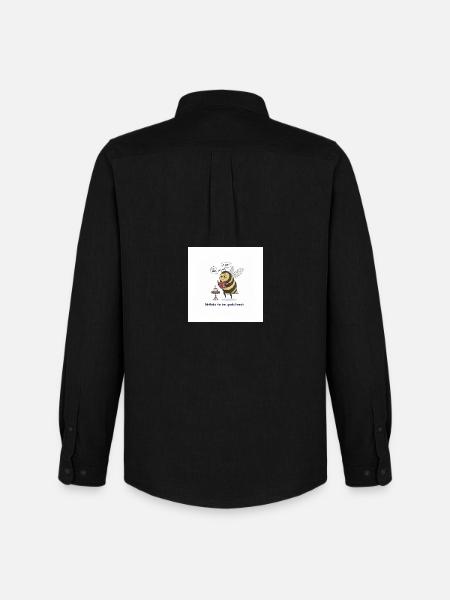 Bee Learns French: Méthinks - Men's Oxford Shirt by Stanley/Stella - black