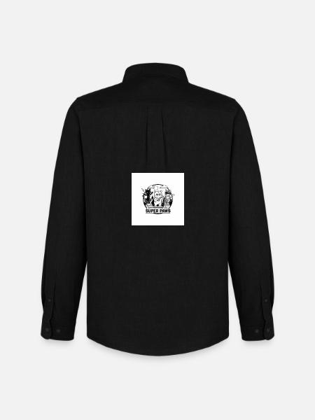 Super Paws Band Cats - Men's Oxford Shirt by Stanley/Stella - black