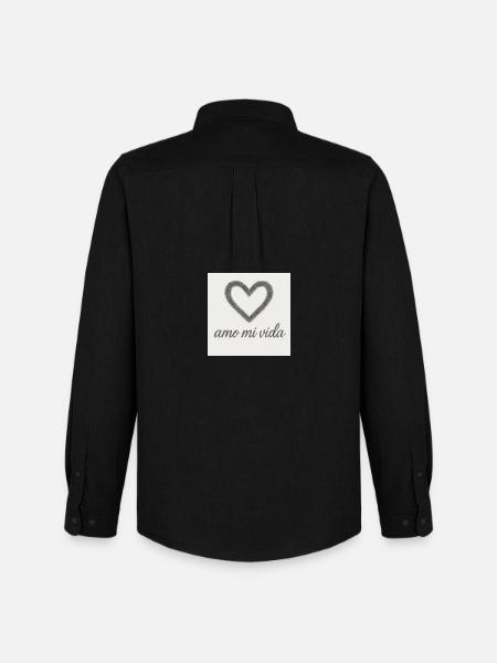 Heart and joy of life - Men's Oxford Shirt by Stanley/Stella - black