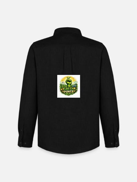 énergie verte - Chemise Oxford homme Stanley/Stella - noir