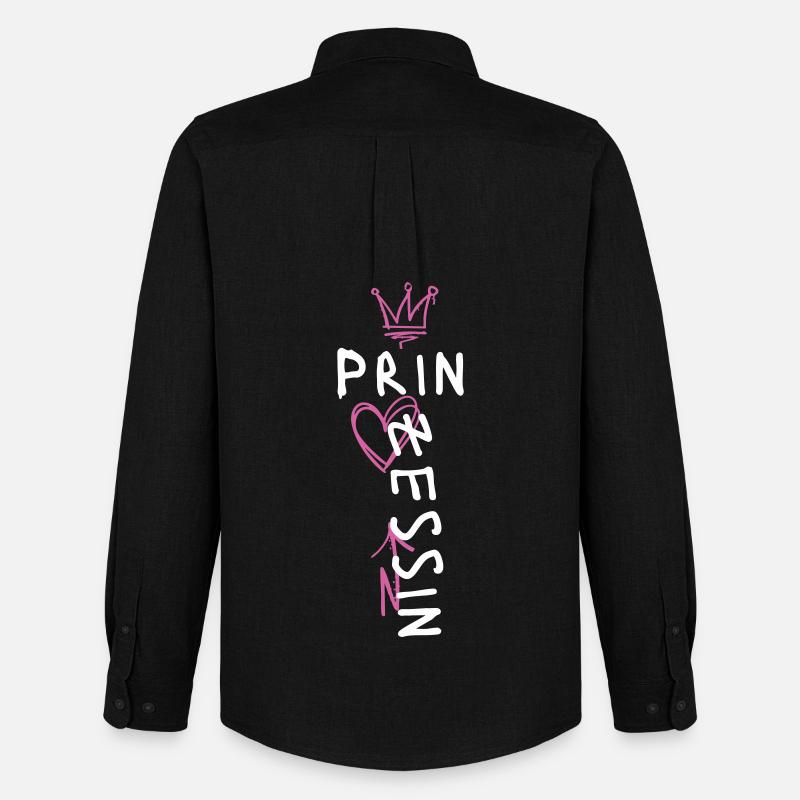 Prinzessin Streetstyle Design - Männer Oxford Hemd von Stanley/Stella - Schwarz