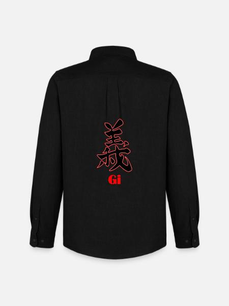 Bushido Gi – Honor and Justice - Men's Oxford Shirt by Stanley/Stella - black