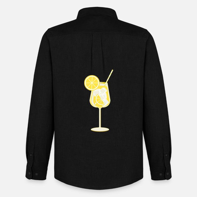 Limoncello - Männer Oxford Hemd von Stanley/Stella - Schwarz