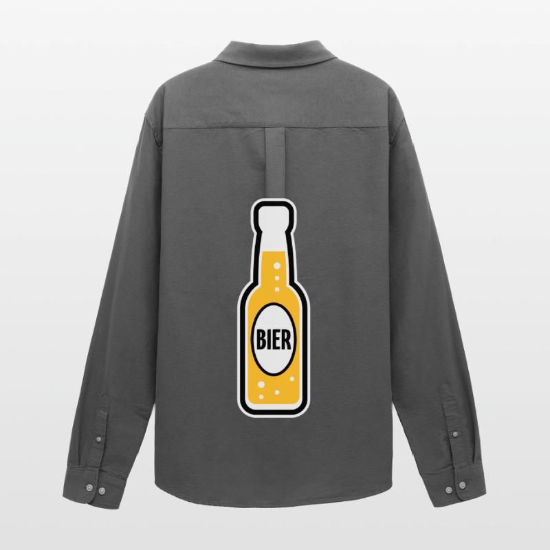 Bierflasche (Bier / Bierchen / POS 3C) Männer Oxford Hemd von Stanley/Stella