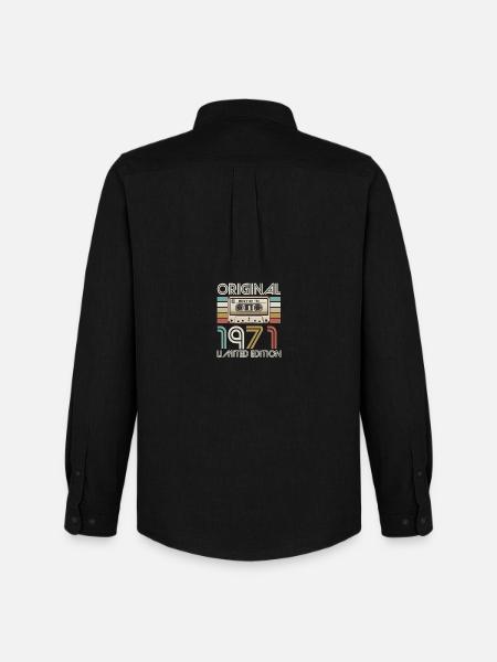 Original 1977 Édition Limitée - Chemise Oxford homme Stanley/Stella - noir