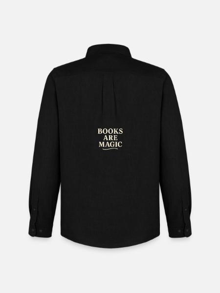Books are magic - Men's Oxford Shirt by Stanley/Stella - black