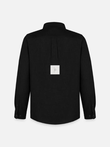 Photography Logo Star Flash - Men's Oxford Shirt by Stanley/Stella - black