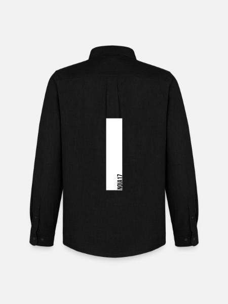 NOIA17 - Männer Oxford Hemd von Stanley/Stella - Schwarz