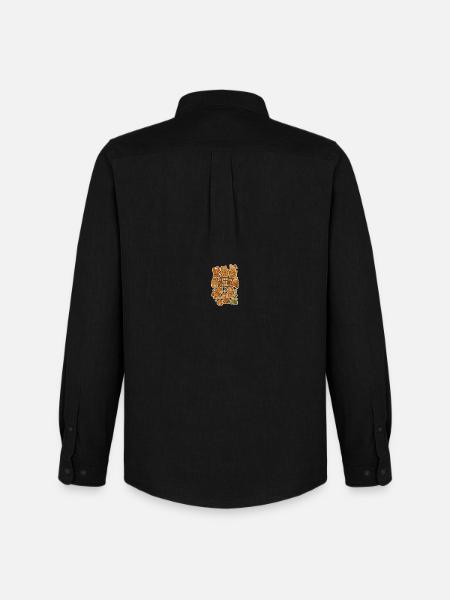 Gingerbread Vet Squad - Men's Oxford Shirt by Stanley/Stella - black