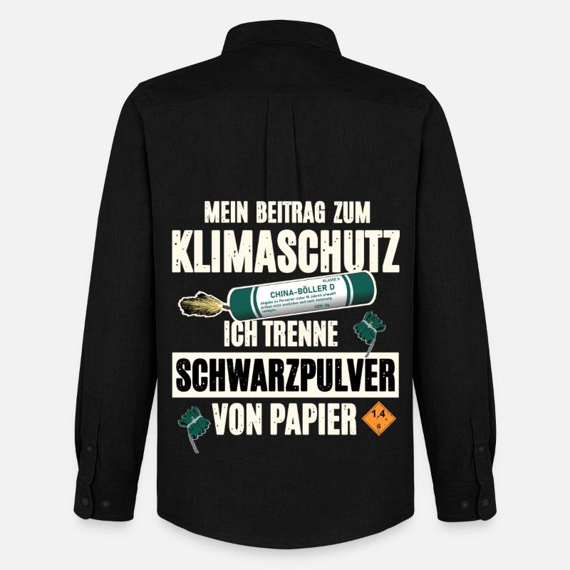 Pyrotechniker Pyro - Männer Oxford Hemd von Stanley/Stella - Schwarz
