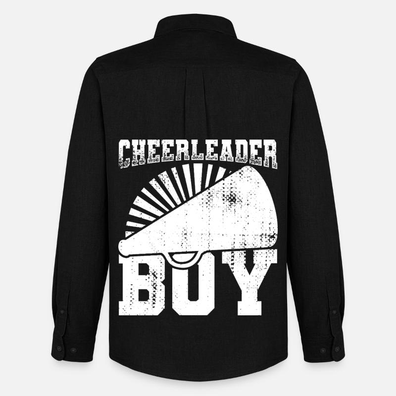Cheerleader Boy - Männer Oxford Hemd von Stanley/Stella - Schwarz