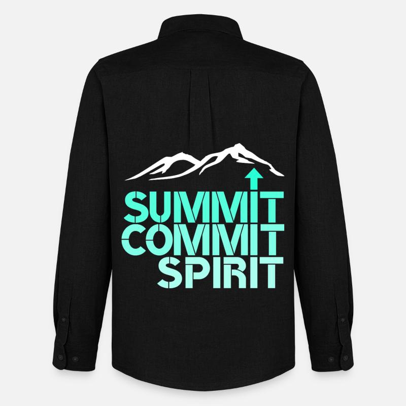 Spirit Commit Summit - Men's Oxford Shirt by Stanley/Stella - black