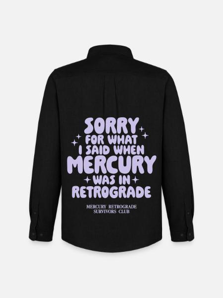Mercury Retrograde Survivors Club - Men's Oxford Shirt by Stanley/Stella - black