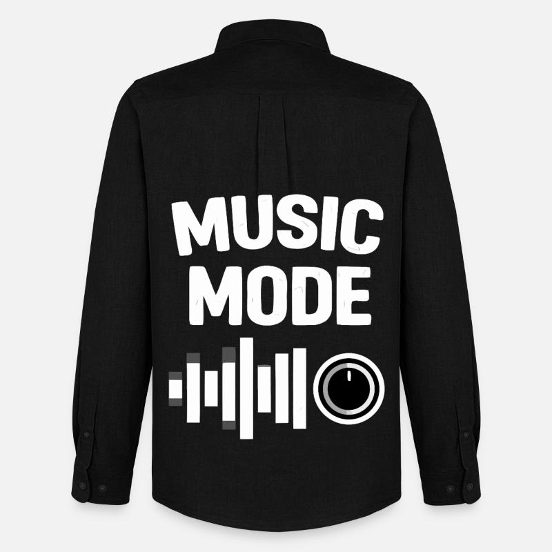 Music Mode On Equalizer - Men's Oxford Shirt by Stanley/Stella - black