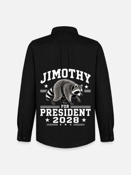 Jimothy as President 2028 - Men's Oxford Shirt by Stanley/Stella - black