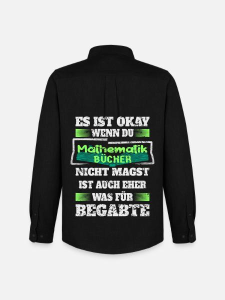 Math Books - Men's Oxford Shirt by Stanley/Stella - black