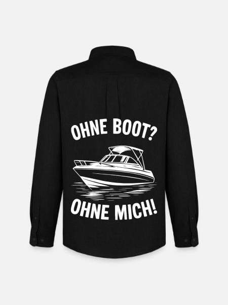 Without a boat? Without me! - Men's Oxford Shirt by Stanley/Stella - black